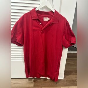 Red brooks brothers polo